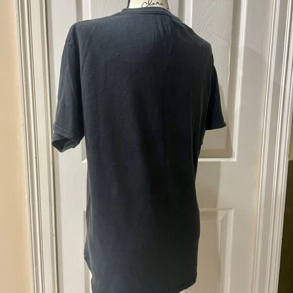 Y2k 90’ Johnny Cash Tshirt distressed The Man in Black Sz L Biker Goth core - Picture 7 of 9